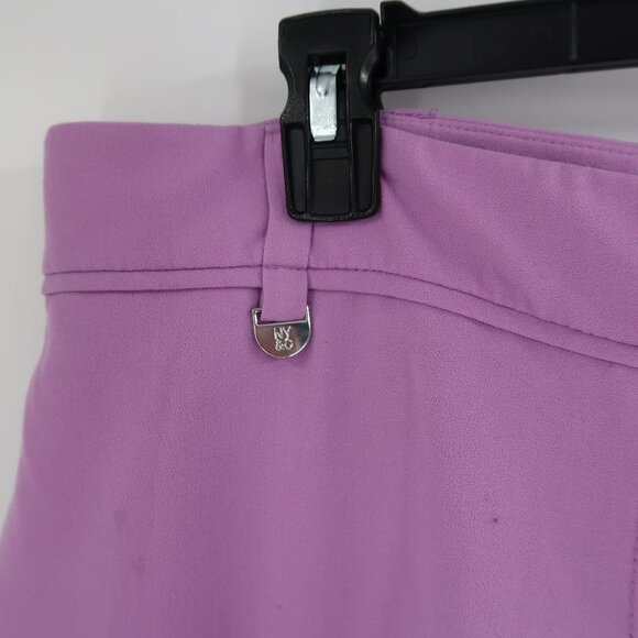 New York & Company Purple Capris Smart Casual - Picture 5 of 5
